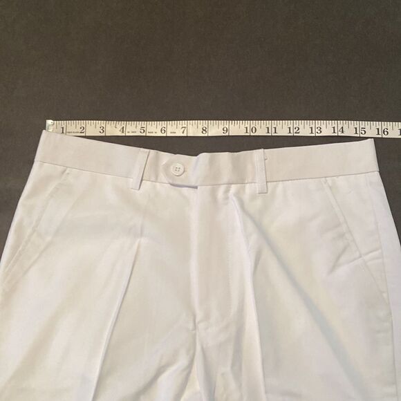 Men’s Mogu White 2 Piece Slim Fit Suit Notched Lapel Size 32 Jacket 31 Pants NWT - Picture 10 of 13